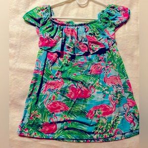 Lilly Pulitzer ruffle blouse size small